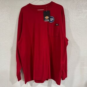 Dickies Long Sleeve Heavyweight Crew Neck T-Shirt Mens Size XL